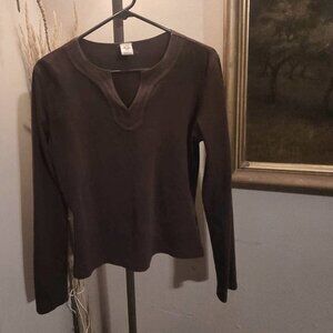 Prana Long Sleeve Organic Cotton Top